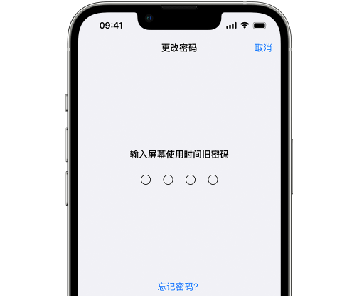 七台河iPhone屏幕维修分享iPhone屏幕使用时间密码忘记了怎么办 