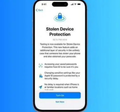 七台河苹果授权维修店分享被盗设备保护功能开启方法 