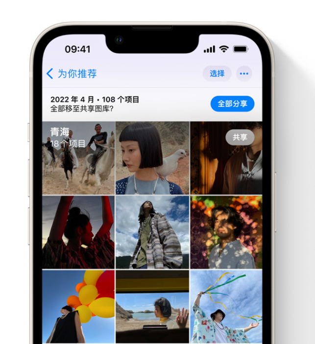 七台河苹果维修网点分享在 iPhone 上使用共享图库 