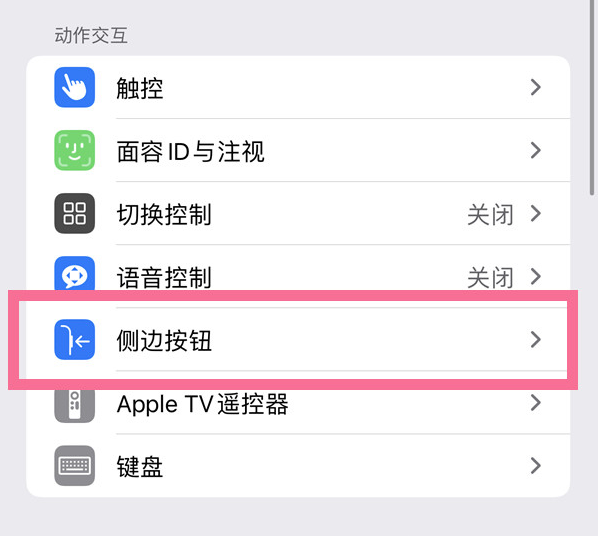 七台河苹果14维修店分享iPhone14 Plus侧键双击下载功能关闭方法 