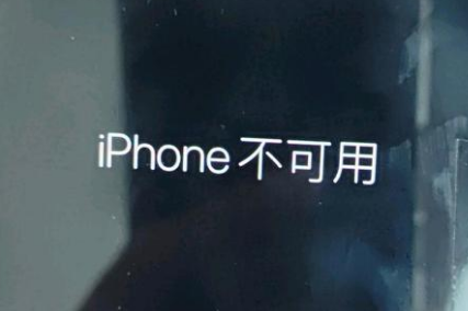 七台河苹果服务网点分享锁屏界面显示“iPhone 不可用”如何解决 